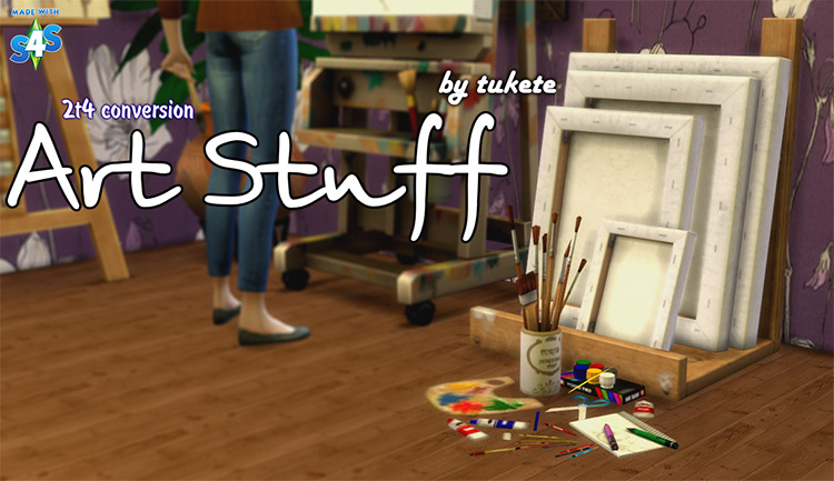 Sims 4 Artist   Painter CC  Clothes  Art Clutter   Mods   FandomSpot - 16