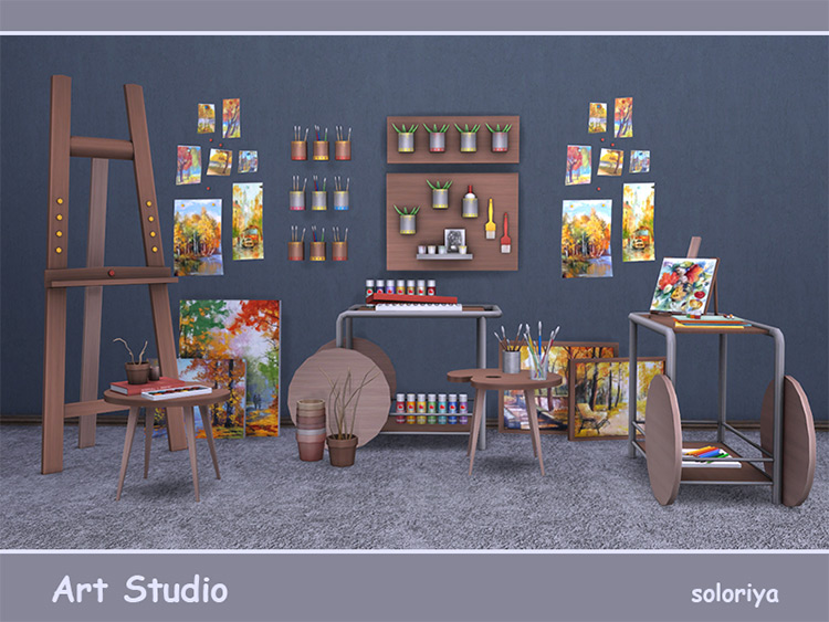 Art Studio Sims 4 CC