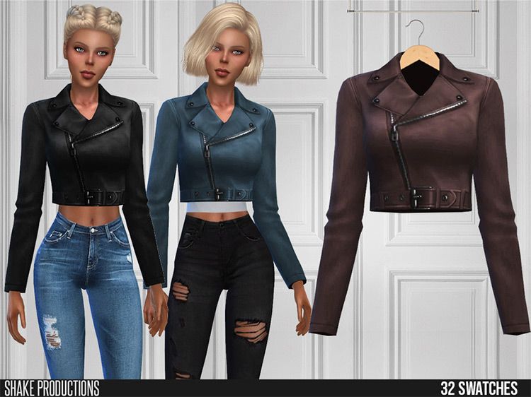 Best Sims 4 Leather Jacket CC (Male + Female) – FandomSpot