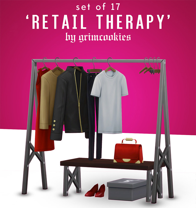 Grimcookies’ Retail Therapy Sims 4 CC