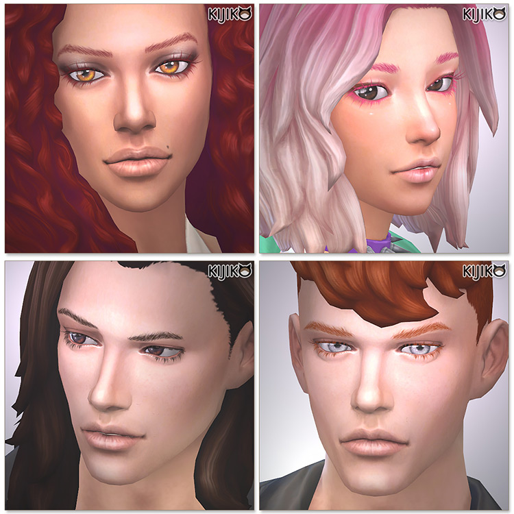 Kijiko’s 3D Lashes Sims 4 CC screenshot