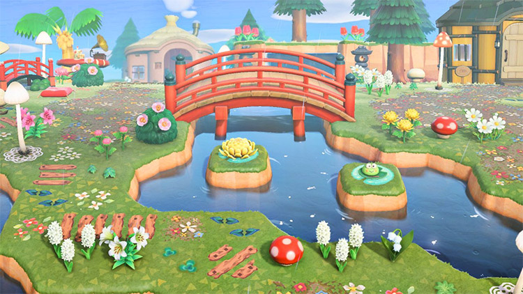 15 Lake   Pond Design Ideas For Animal Crossing  New Horizons   FandomSpot - 34