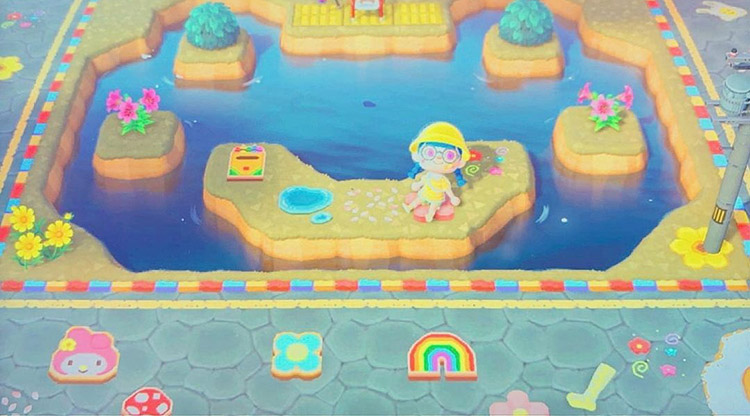 15 Lake   Pond Design Ideas For Animal Crossing  New Horizons   FandomSpot - 63