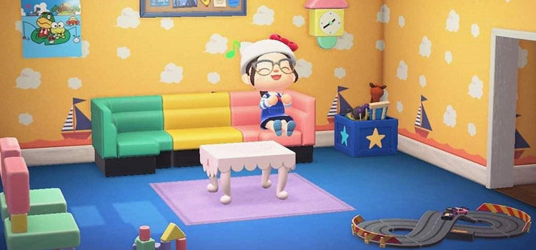 Kidcore Room Interior in Animal Crossing New Horizons