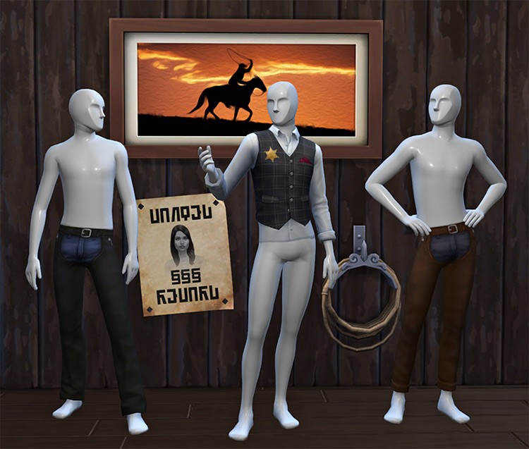 Sims 4 Wild West   Cowboy CC  All Free To Download    FandomSpot - 10