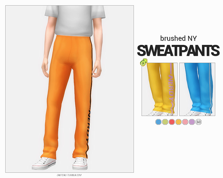 Best Sims 4 Sweatpants   Joggers CC  Guys   Girls    FandomSpot - 49