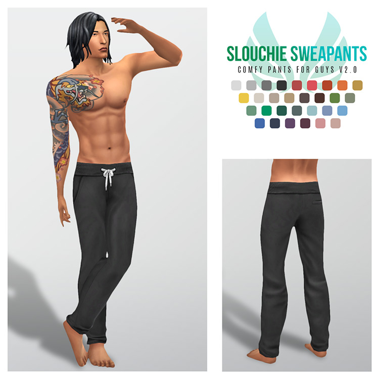 Best Sims 4 Sweatpants   Joggers CC  Guys   Girls    FandomSpot - 3