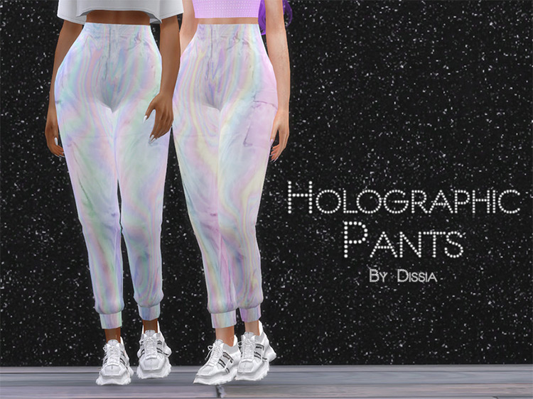 Holographic Pants for Sims 4