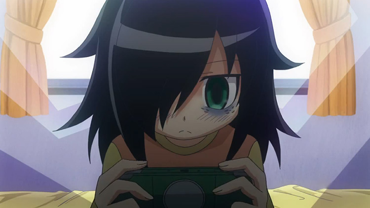 Tomoko Kuroki from WataMote: No Matter How I Look At It, It's You Guys' Fault I'm Unpopular