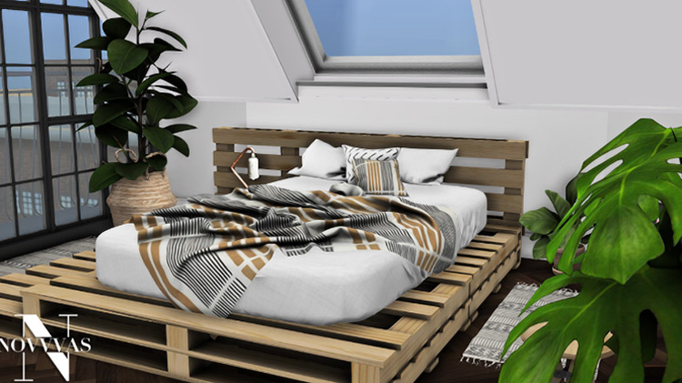 Best Sims 4 Pallet Bed CC  All Free To Download    FandomSpot - 97