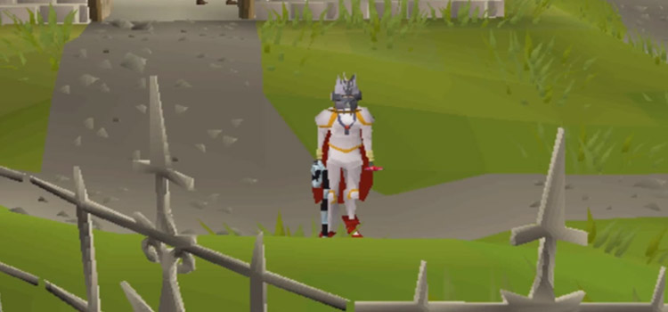 Prayer gear knight build in OSRS