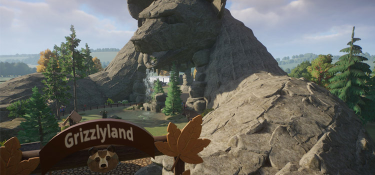 Grizzlyland Bear Cave Entrance Mod for Planet Zoo