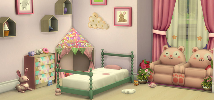 sims 4 bedroom cc maxis match