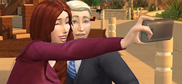 sims 4 selfie poses override