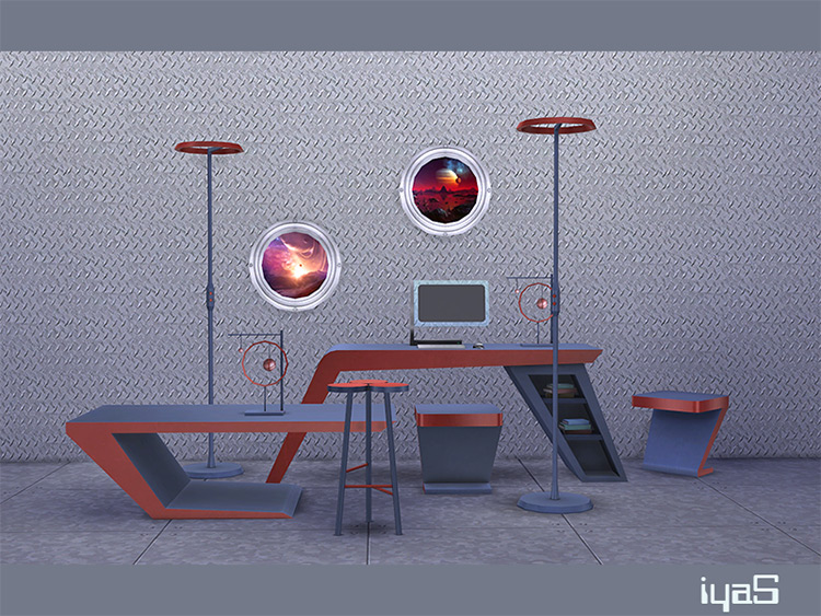 Futuristic Set by solariya for Sims 4