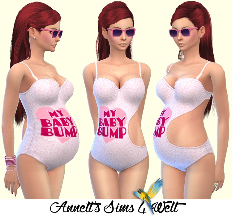 Pregnancy Swimsuit TS4 CC