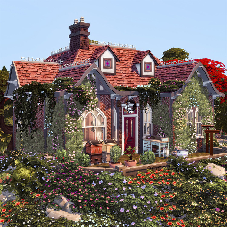 Cute Cottage House Lots For The Sims 4 All Free FandomSpot sims-4-build-download-gbjas
