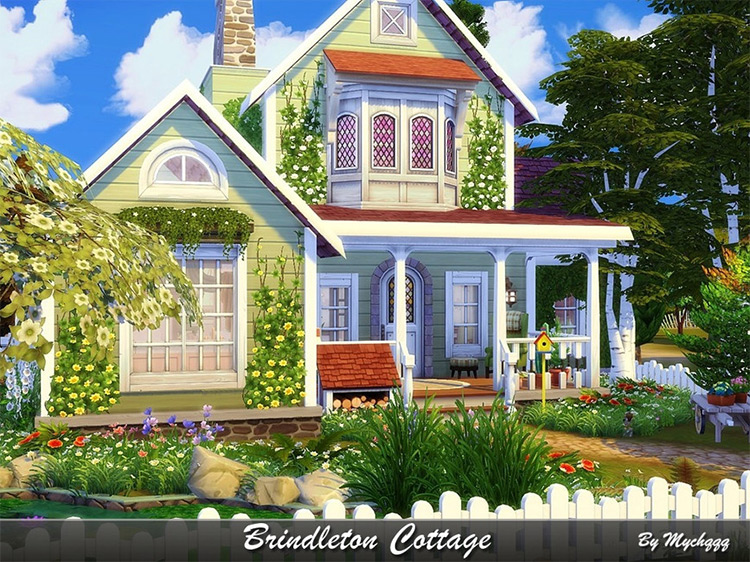 Cute Cottage House Lots For The Sims 4  All Free    FandomSpot - 91