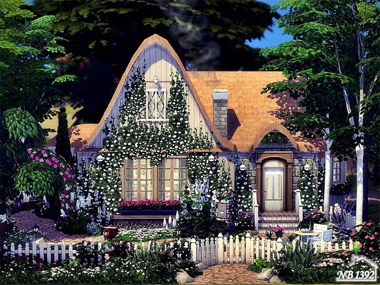 A Cottage For My Sim Who Really Likes Plants Sims4 Sims 4 House ...