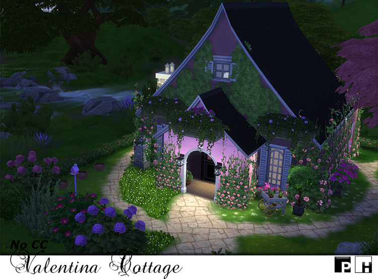 Cute Cottage House Lots For The Sims 4  All Free    FandomSpot - 19