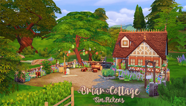 Cute Cottage House Lots For The Sims 4  All Free    FandomSpot - 21