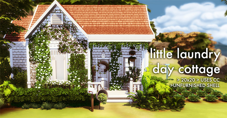 Cute Cottage House Lots For The Sims 4  All Free    FandomSpot - 80