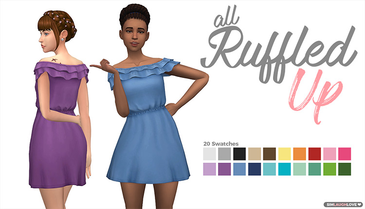 All Ruffled Up TS4 CC