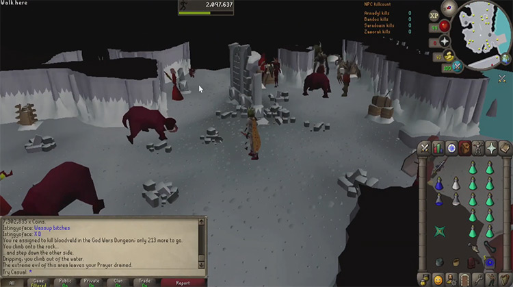 God Wars Dungeon OSRS game screenshot