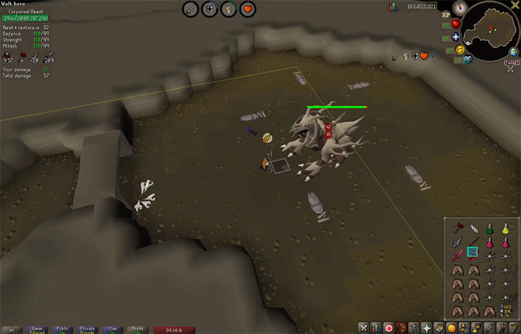 Corporeal Beast OSRS game screenshot