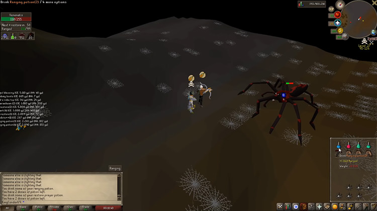 Venenatis Old School RuneScape Boss Screenshot