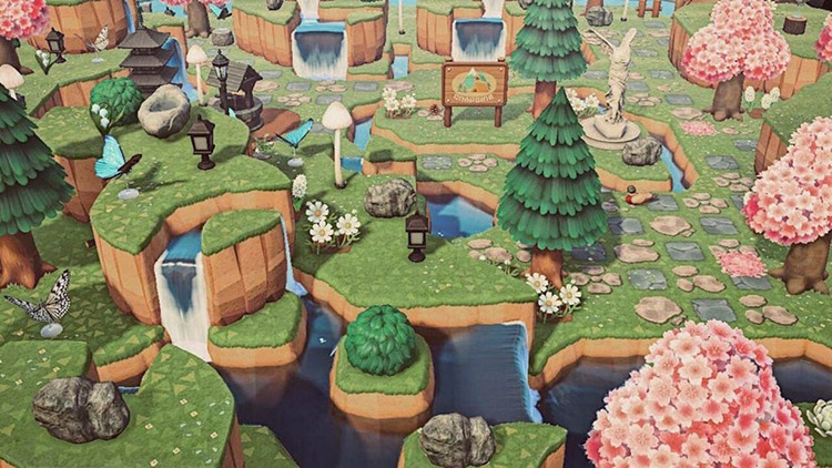 25 Outdoor Park Ideas For Animal Crossing  New Horizons   FandomSpot - 91