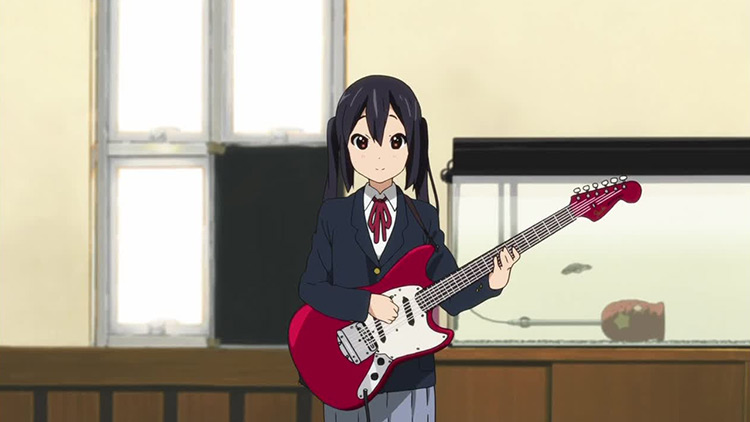 Azusa Nakano in K-On! anime