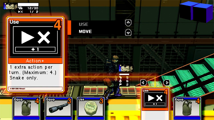 Metal Gear Acid 2 gameplay on PSP