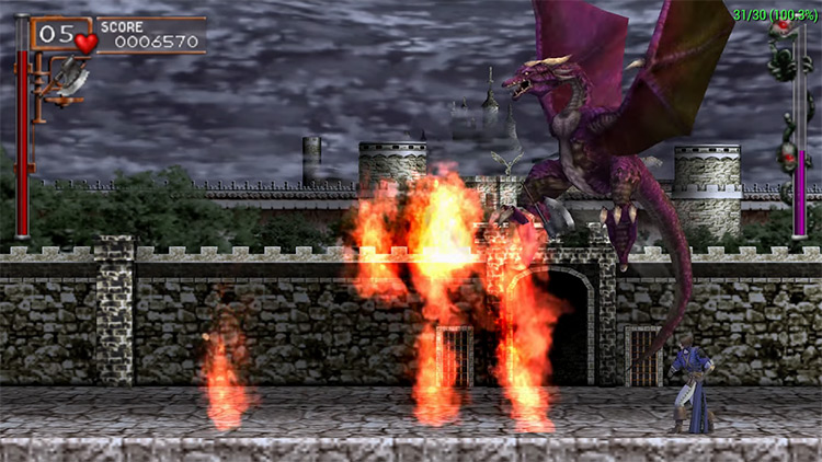 Castlevania: The Dracula X Chronicles gameplay