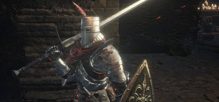 Astora Greatsword Knight Build in DS3.