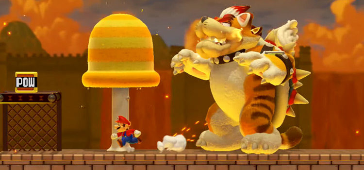 Super Mario Maker 2 - Bowser Level Screenshot