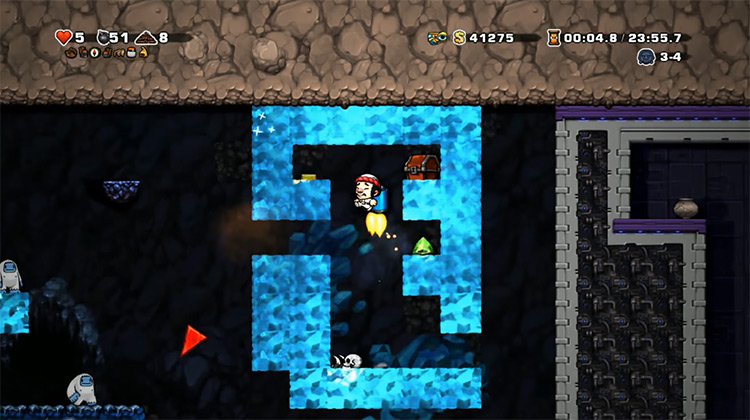 Spelunky 2008 gameplay