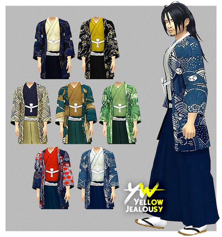 sims 4 male kimono