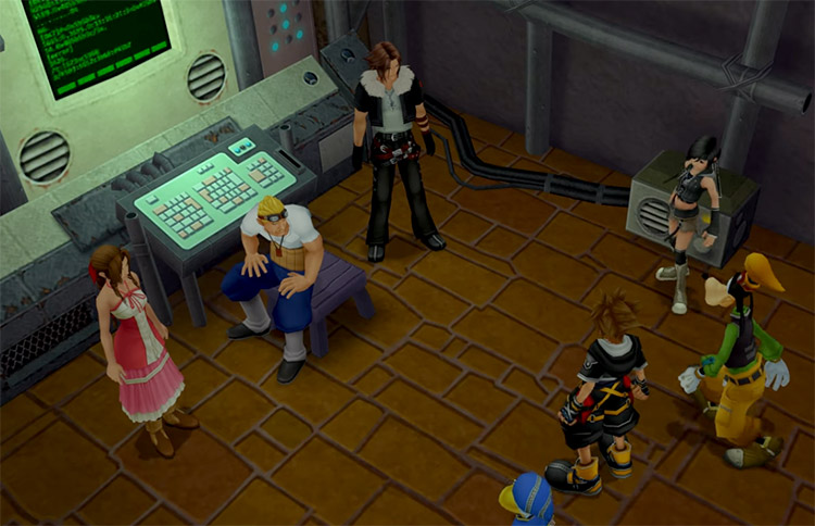 Inside Hollow Bastion Gang's Home in KH2.5