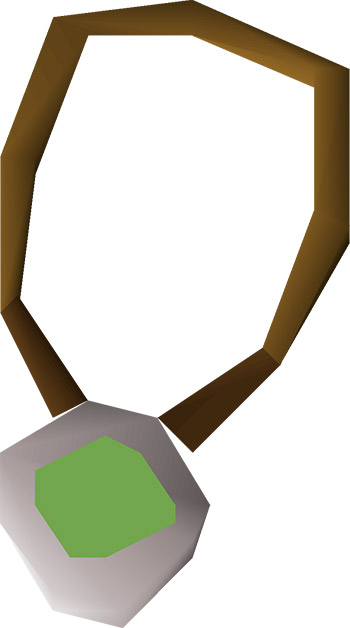 Amulet of Chemistry OSRS Render