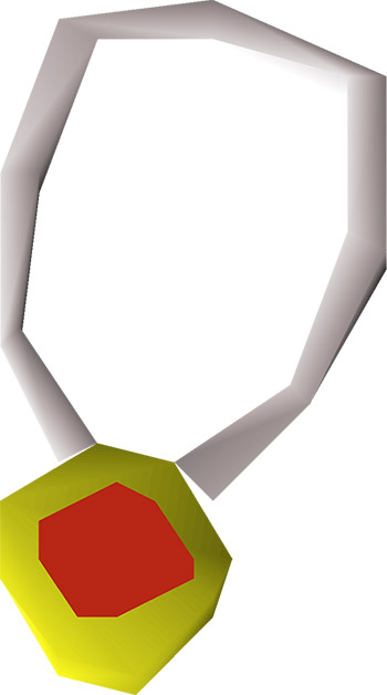 Amulet of Strength OSRS Render