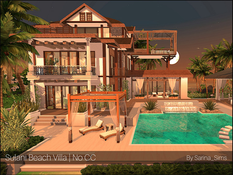 Best Sims 4 Beach House Lots  The Ultimate Collection   FandomSpot - 14