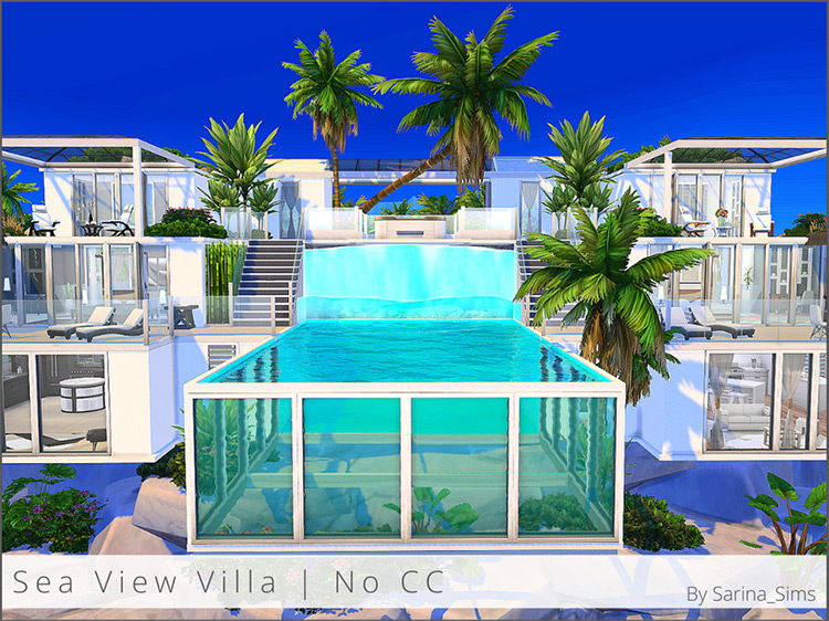 Sea View Villa / Sims 4 Lot