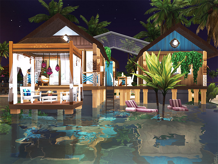 Yasha Beach Homse / Sims 4 Lot preview