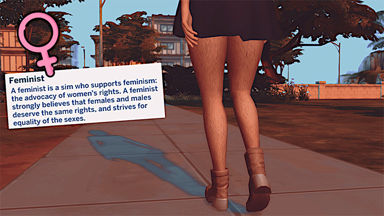 Feminism Trait Sims 4 CC