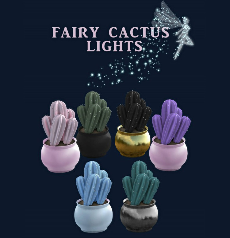 Fairy Cactus Light / TS4 CC