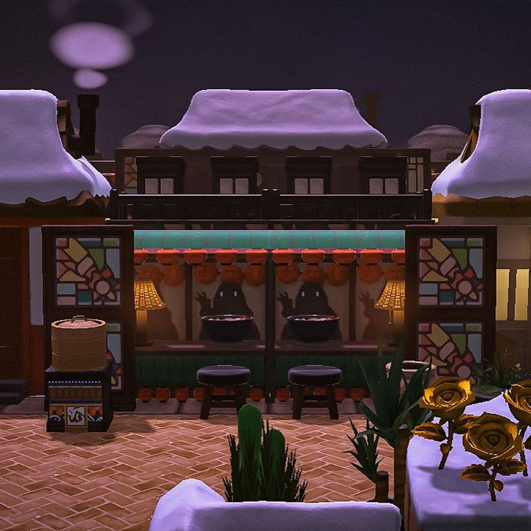 Spirited Away custom food stalls / ACNH Idea