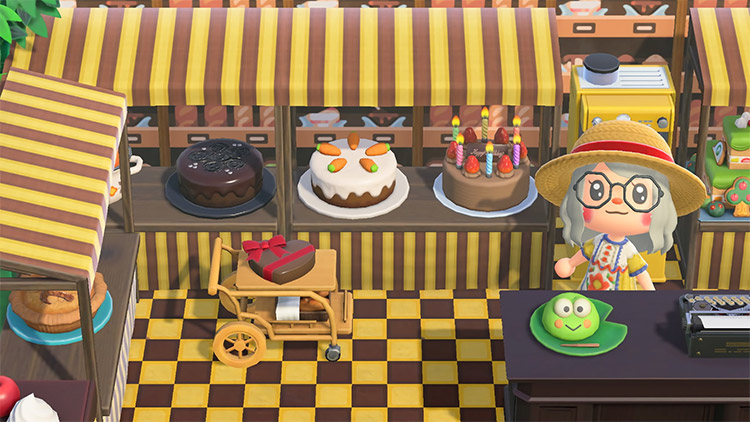 Pompompurin bakery design idea for ACNH