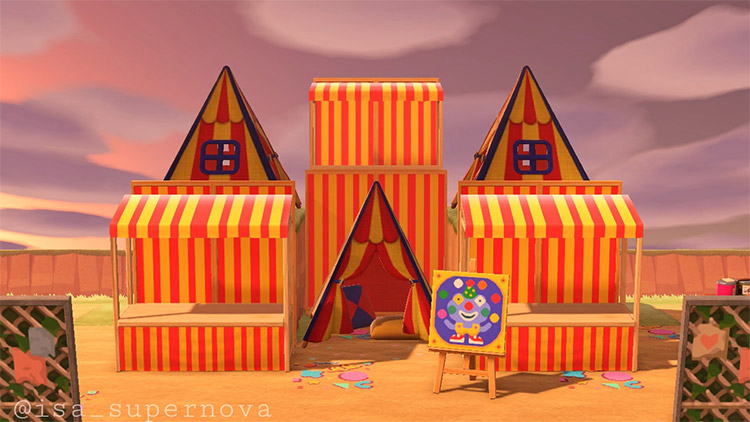 Entryway to the Circus - ACNH Idea