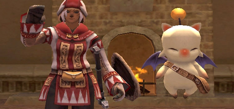 FFXI White Mage Build with Moogle